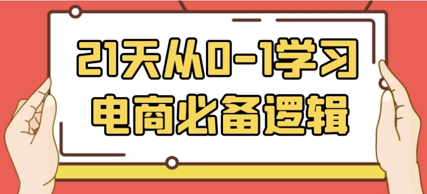 21天从0-1学习电商必备逻辑