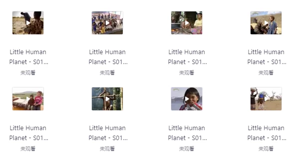 BBC儿童科普纪录片《瞬间认识世界/小小人类星球 Little Human Planet (视频+音频) 》